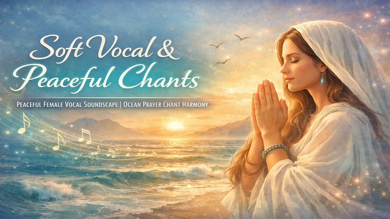 Soft Vocal & Peaceful Chants ( Peaceful Female Vocal Soundscape | Ocean Prayer Chant Harmony )