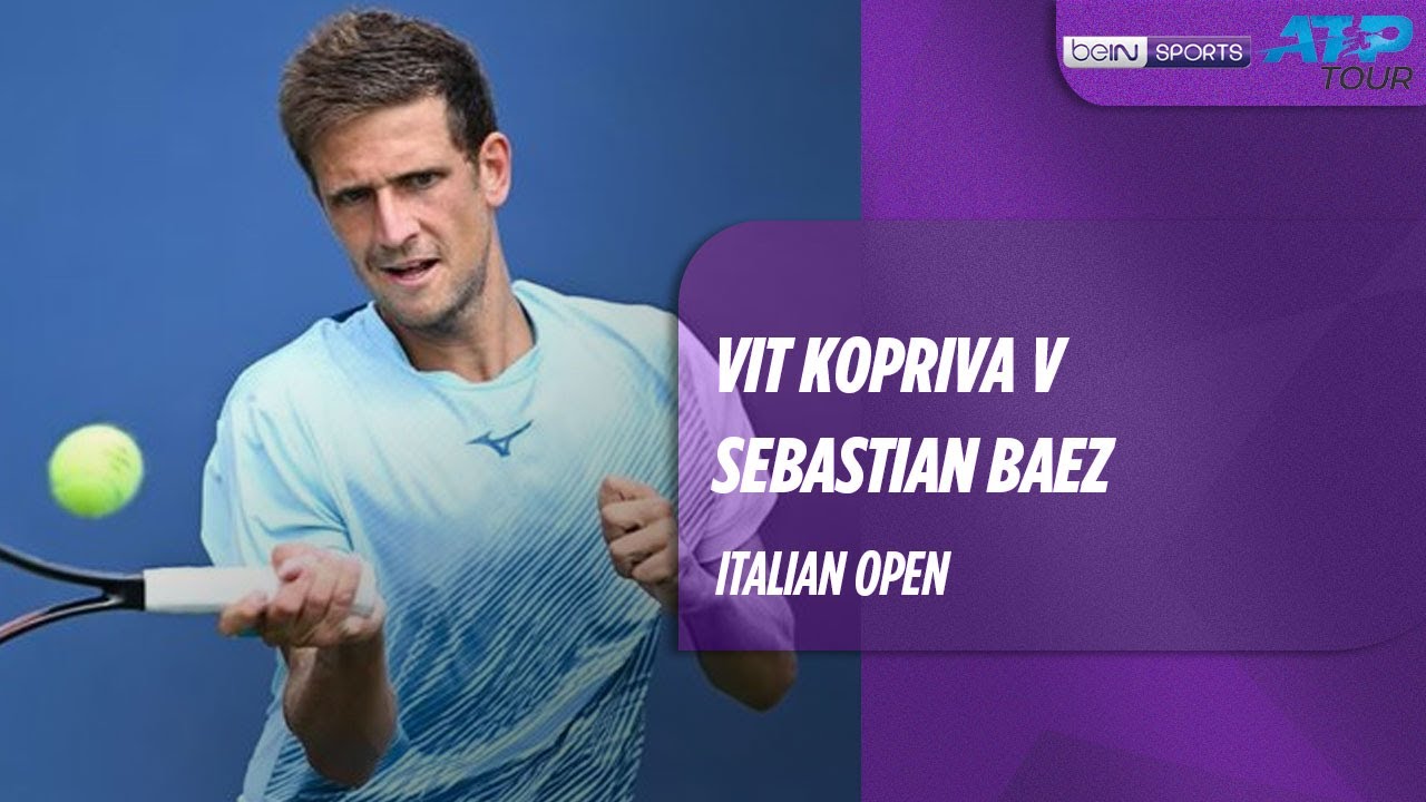 Vit Kopriva v Sebastian Baez | Italian Open | Match Highlights