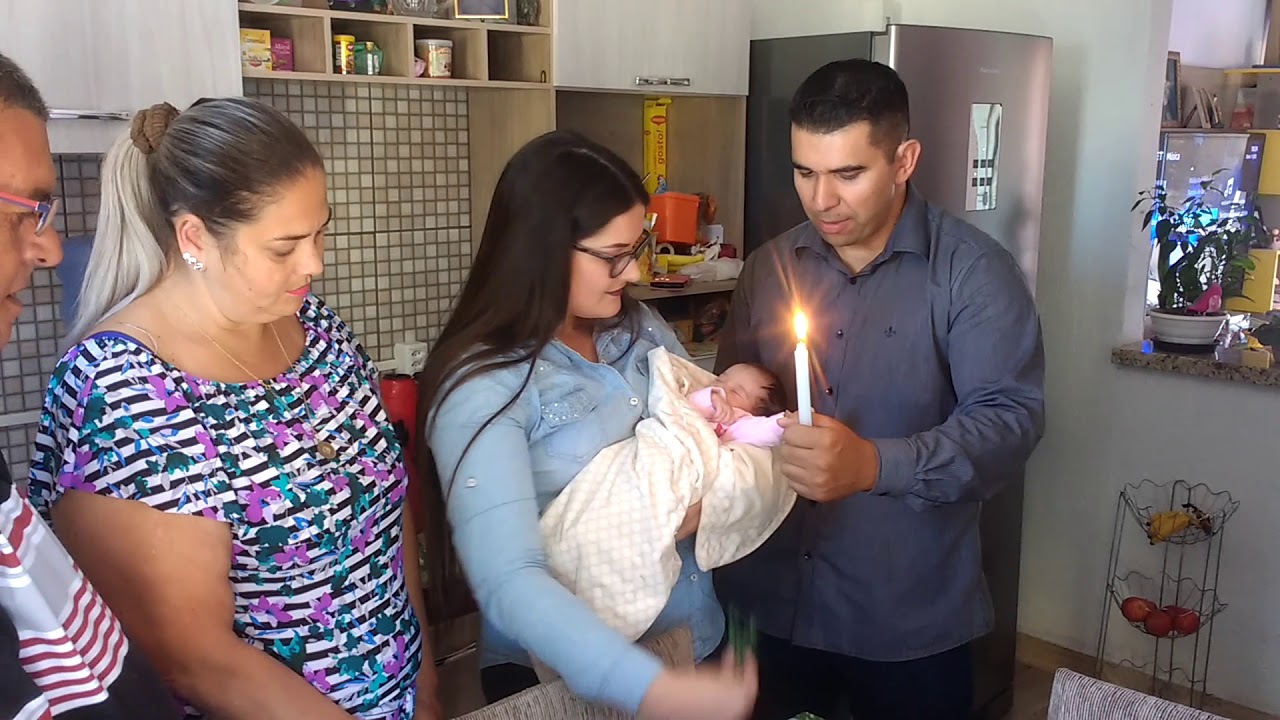 Batizado Milena em casa