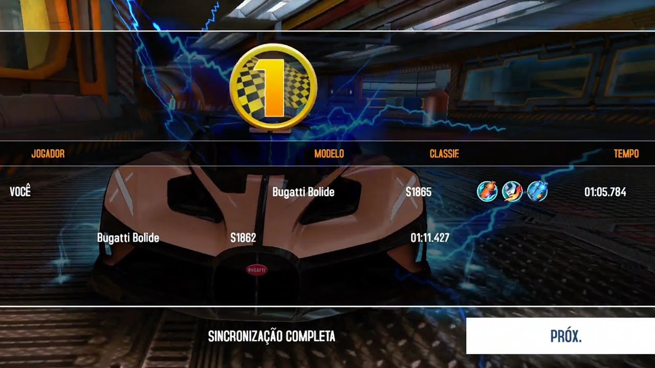 Sportline CUP | Bugatti Bolide test 1:5:784