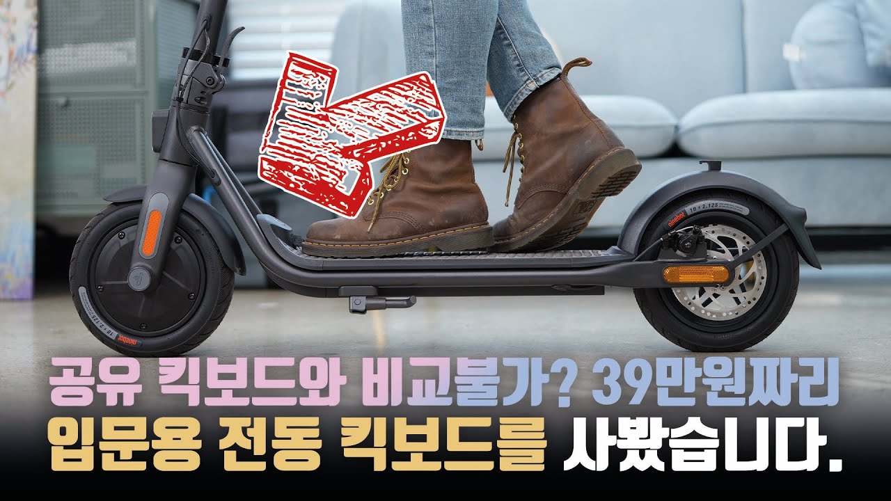 극혐 킥라니 멈춰! 압도적 가성비라는 말에 입문용 전동 킥보드를 사봤습니다.