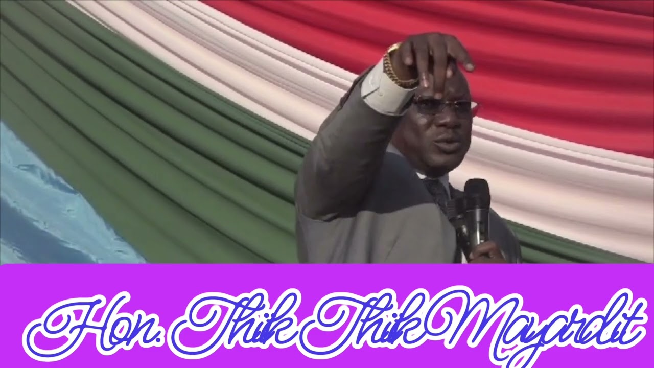 Speech of honorable Thiik Thiik Mayardit, Deputy Town Mayor for Juba after Hon. Uber inauguration