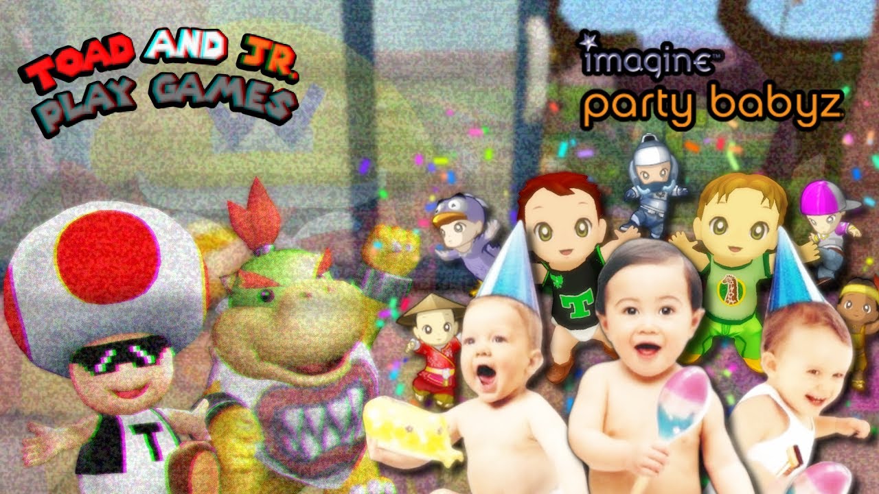 Toad and Jr. Play Games: Imagine Party Babyz (Wii) #2
