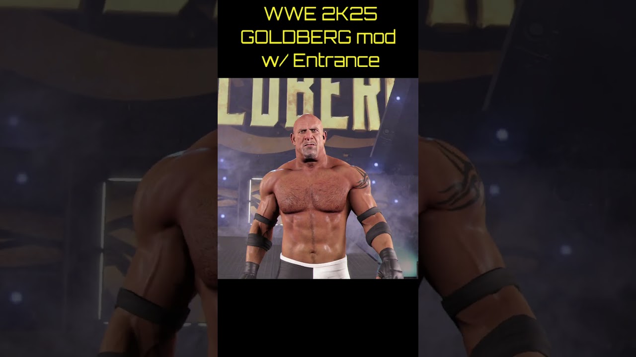 WWE 2K25 GOLDBERG mod Entrance #wwe2k25 #wwe2k25mods #wwe2k25pc #wwegoldberg #goldberg #wwe #wwe2k24