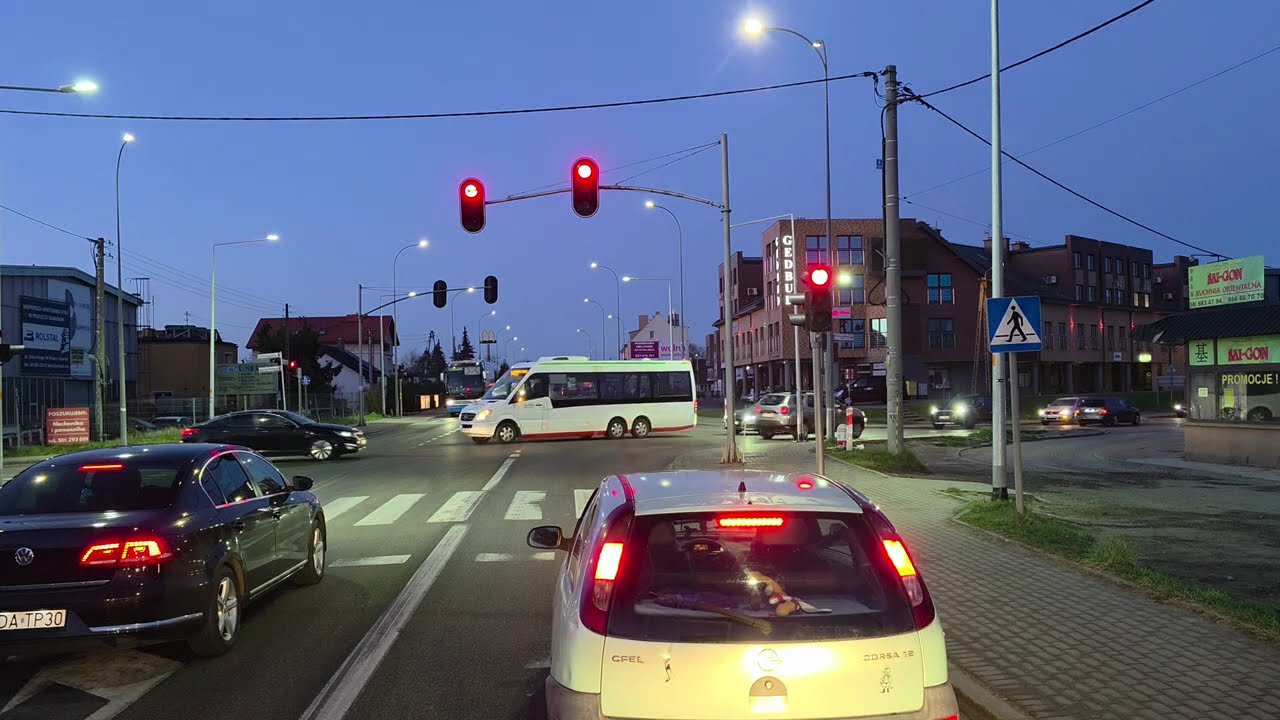 przejazd przez Pruszcz Gdański