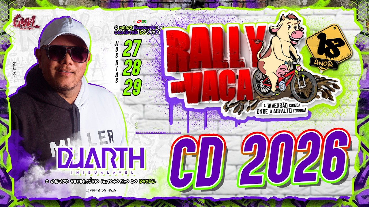 CD 18°  RALLY DA VACA 2026 DJ DUARTH INIGUALÁVEL #gynautosom