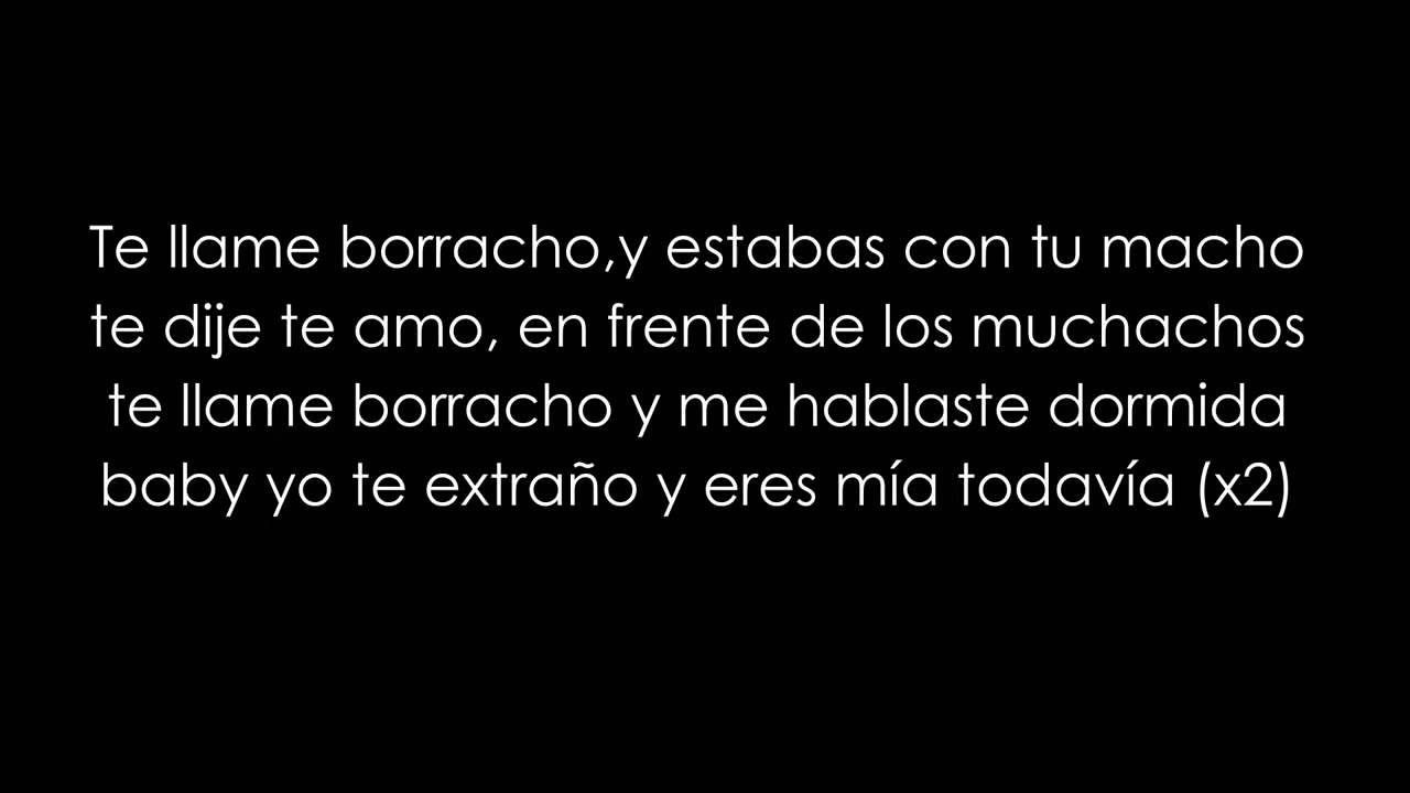 Jon Z, Darkiel   Te Llam&eacute; Borracho LETRALYRICS1