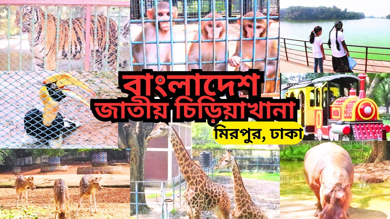 বাংলাদেশ জাতীয় চিড়িয়াখানা মিরপুর, ঢাকা | Bangladesh National Zoo Mirpur Dhaka| সবচেয়ে বড় চিড়িয়াখানা