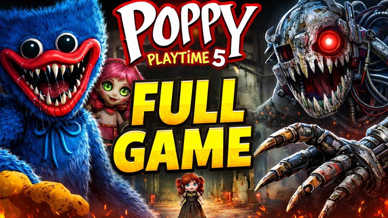 POPPY PLAYTIME 5 FULL GAME! 😱🔥 JOGO COMPLETO + FINAL (SEM CORTES)