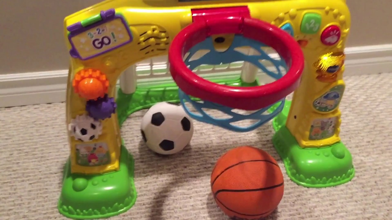 Vtech Smart Shots Sports Center with Kids Soccer and Basketball Toy Play Video