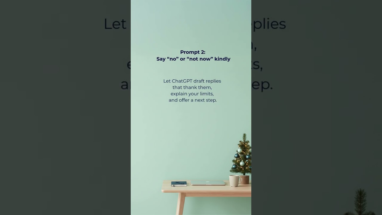 Your Holiday Boundaries Starter Pack (3 ChatGPT Prompts)