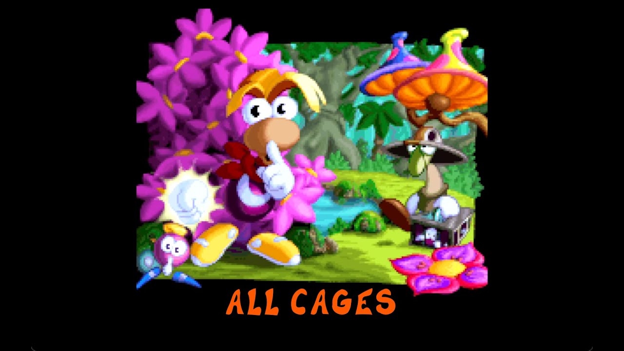 Rayman PC The Dream Forest all cages