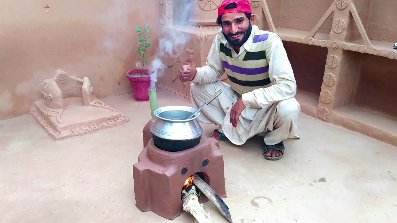 mitti ka chulha kaise banta hai| Technology|Primitive Skills|Fire Stove|clay stove|BY MUHAMMAD NAWAZ