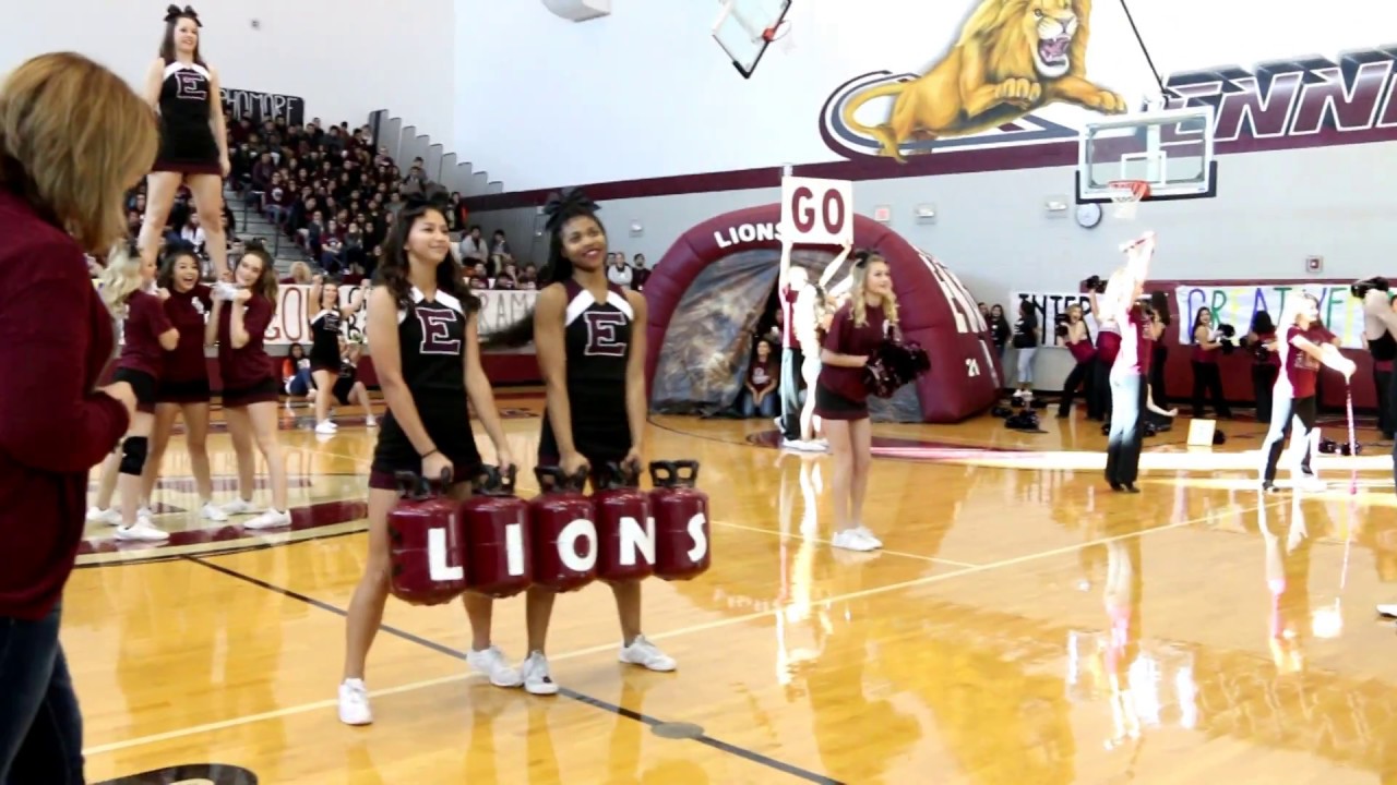 EHS Senior Pep Rally - Senior Cheer