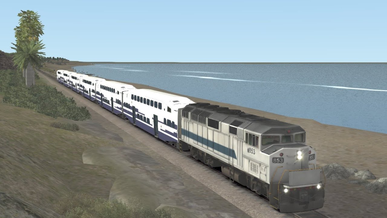Train Simulator 2021 | Pacific Surfliner - Metrolink EMD F59PH - Oceanside to Orange (IEOC Tr. 800)