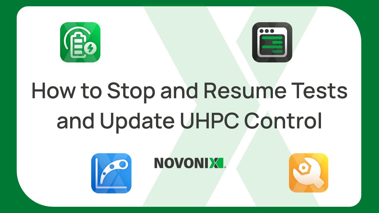 How to Stop and Resume Tests and Update UHPC Control | UHPC Software Simplified