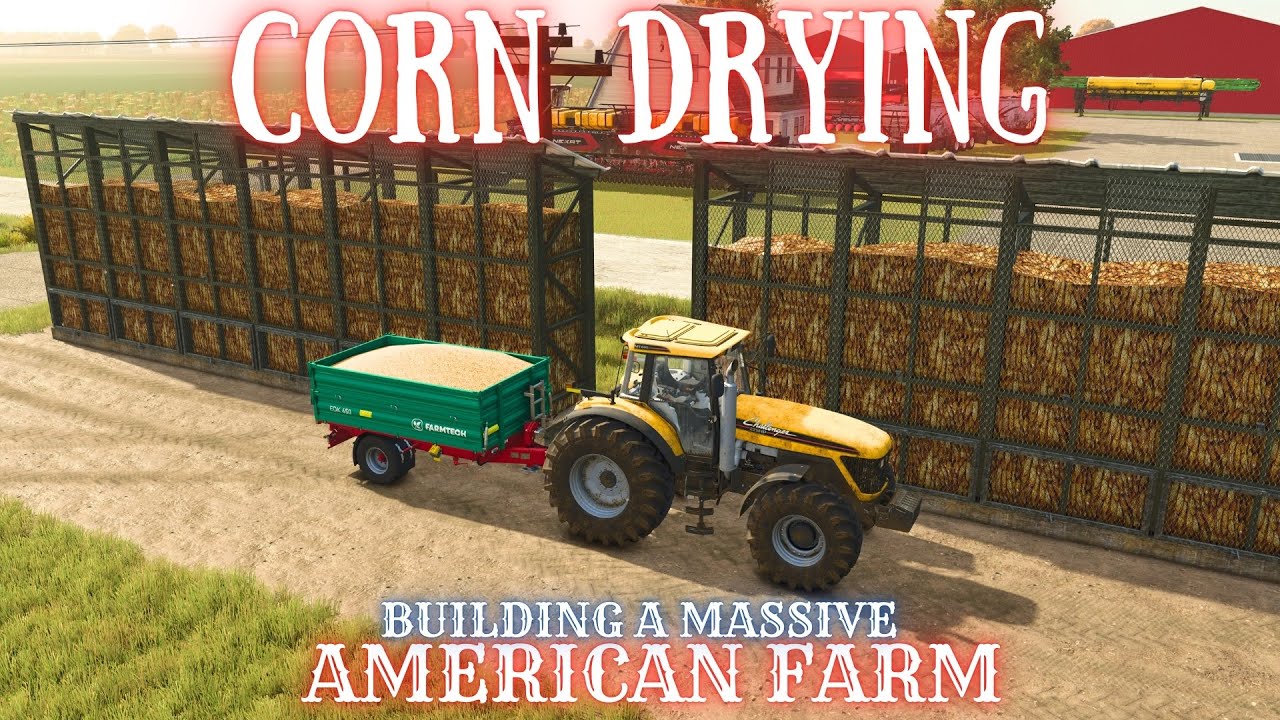 DRYING CORN FOR EXTRA CASH - Farming Simulator 25