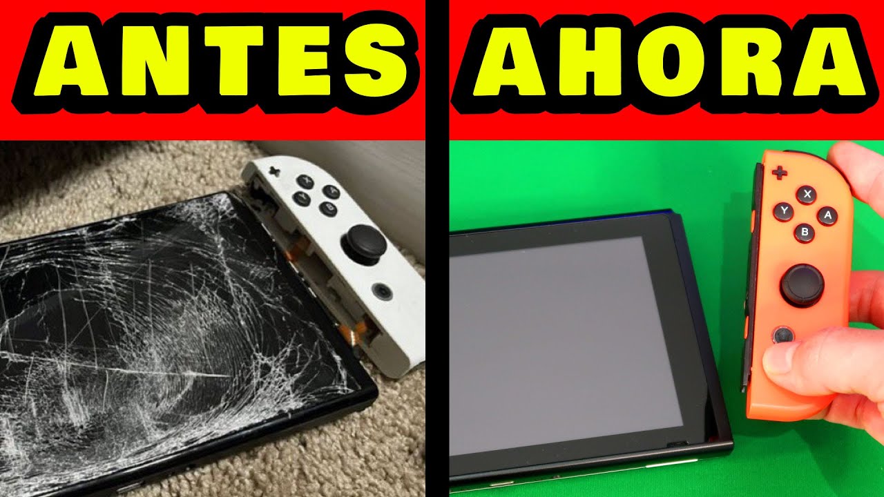 mi Nintendo Switch DESTRUIDA ha sido ARREGLADA 😱 RESULTADO FINAL