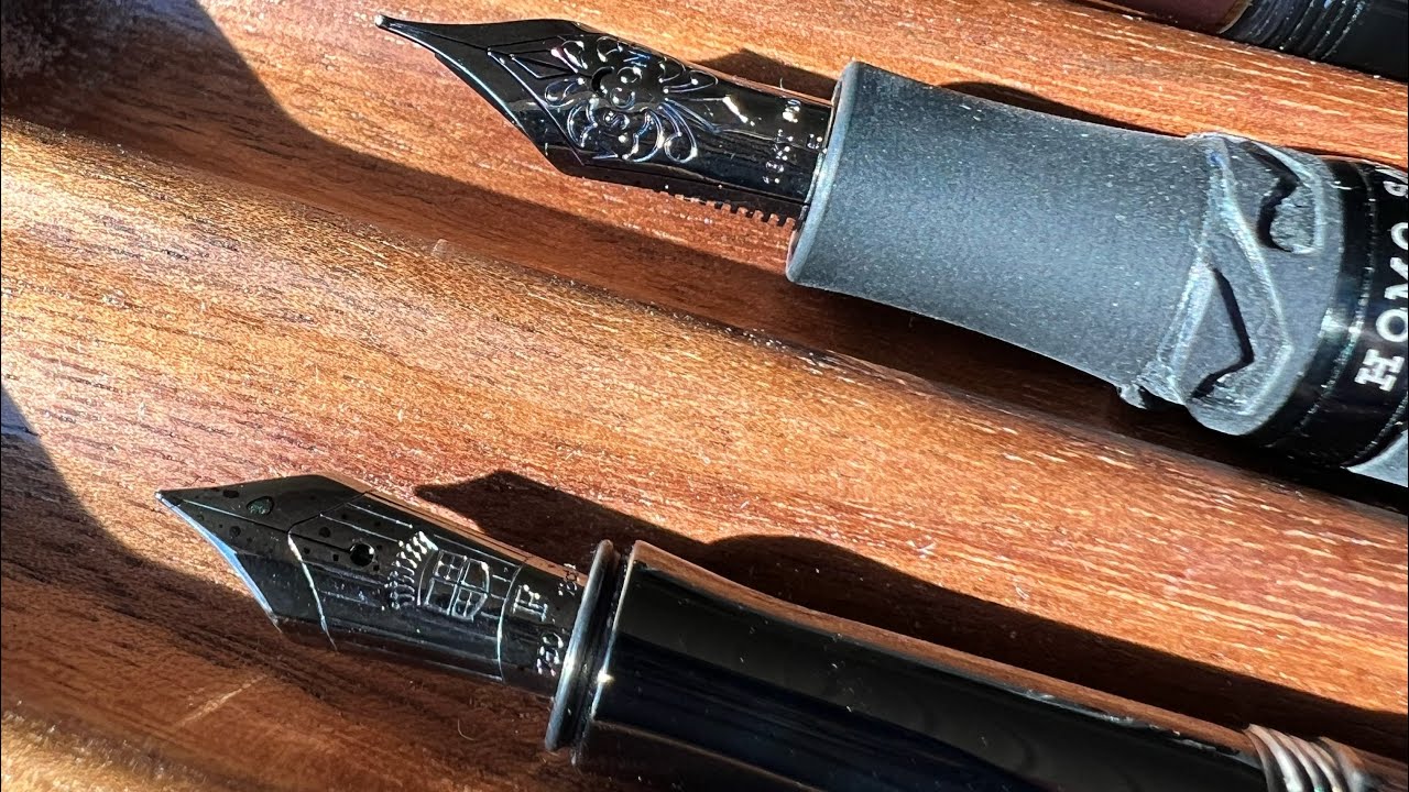 Pen Chat #9: Comparing premium pens with #5/#6 nibs - Graf VFC, Visconti Homo Sapiens, Pilot 823