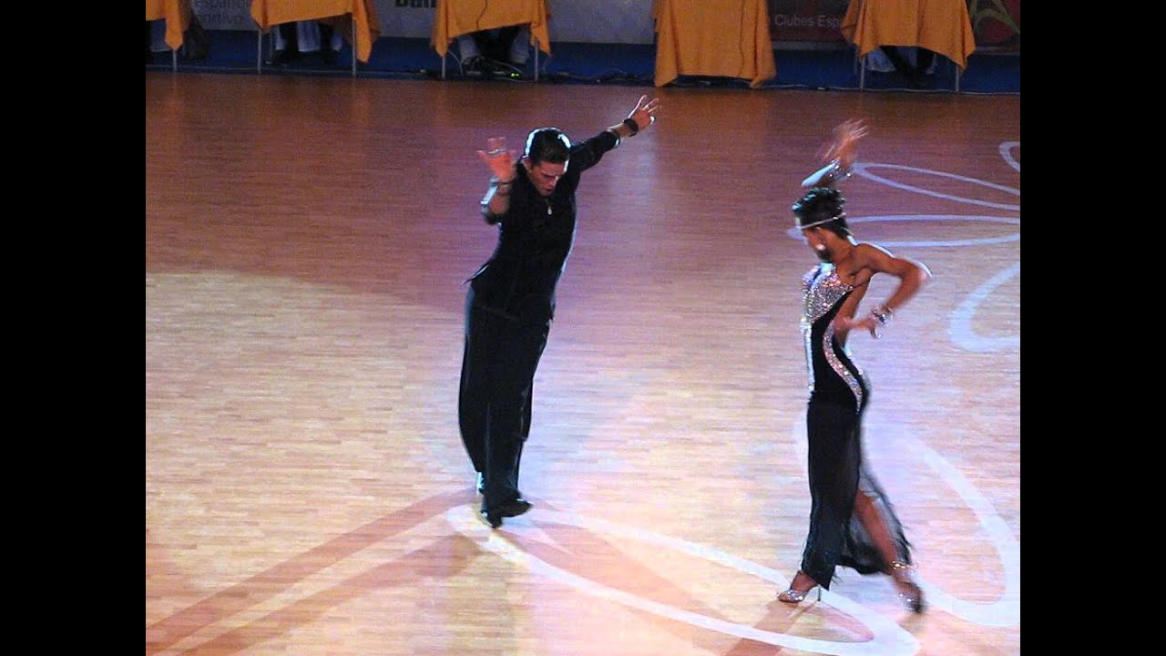 Nino Langella - Kristina Moshenskaya, Cambrils 2013, WDSF GrandSlam latin, final - chachacha