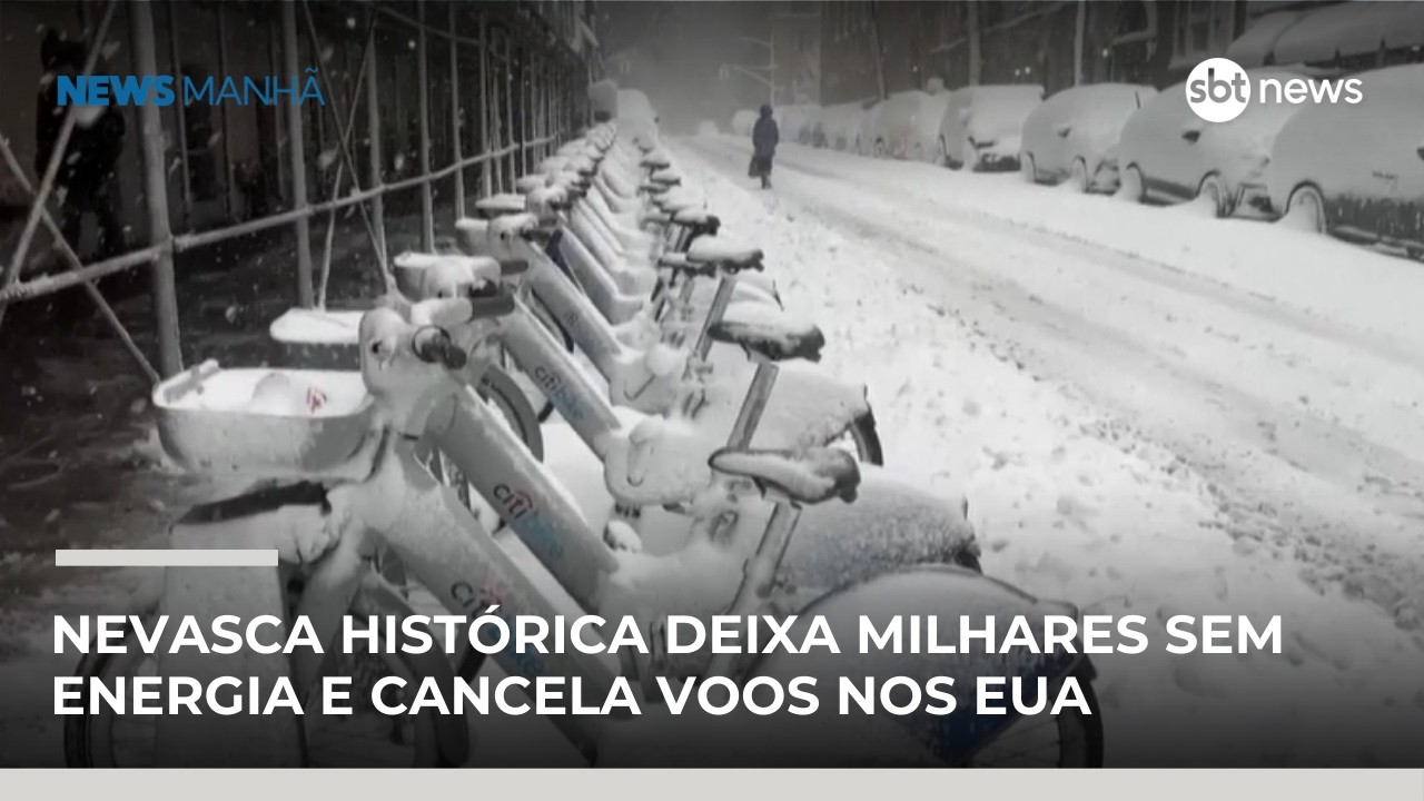 Tempestade de inverno leva estados dos EUA a decretarem emergência | #NewsManhã