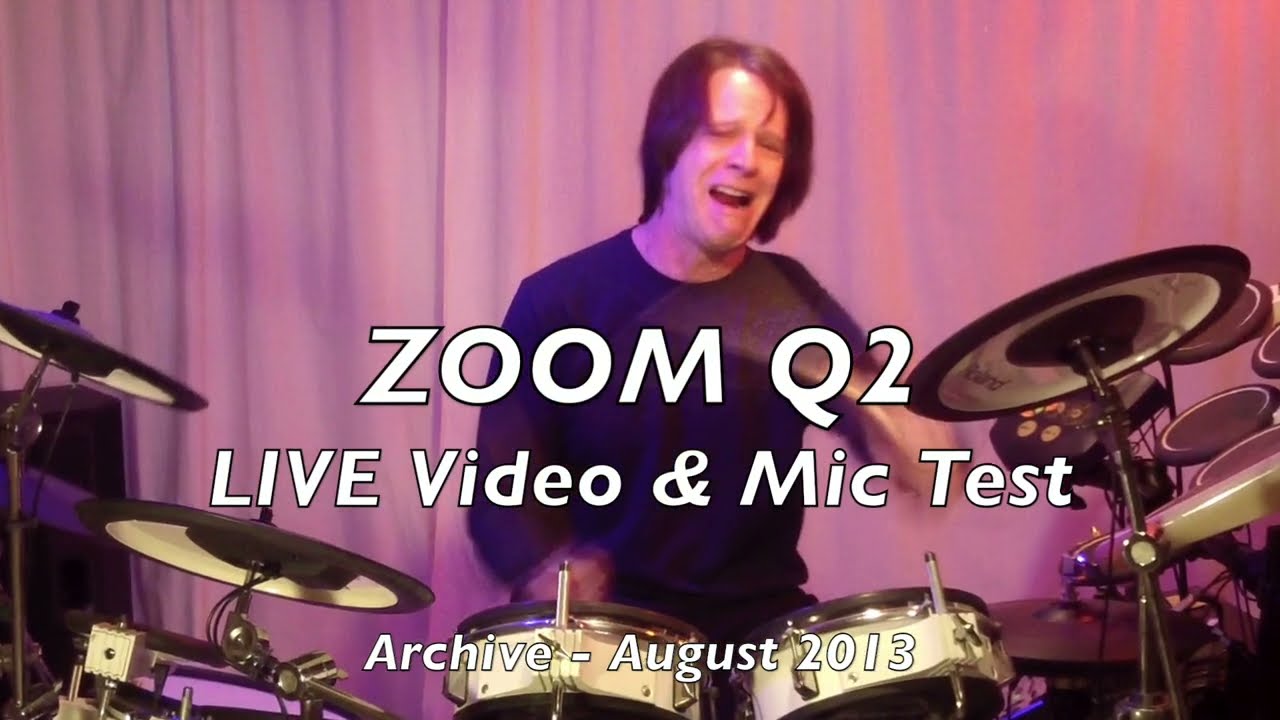 Tom Burns ~ 'ZOOM Q2' Live Video and Mic Test