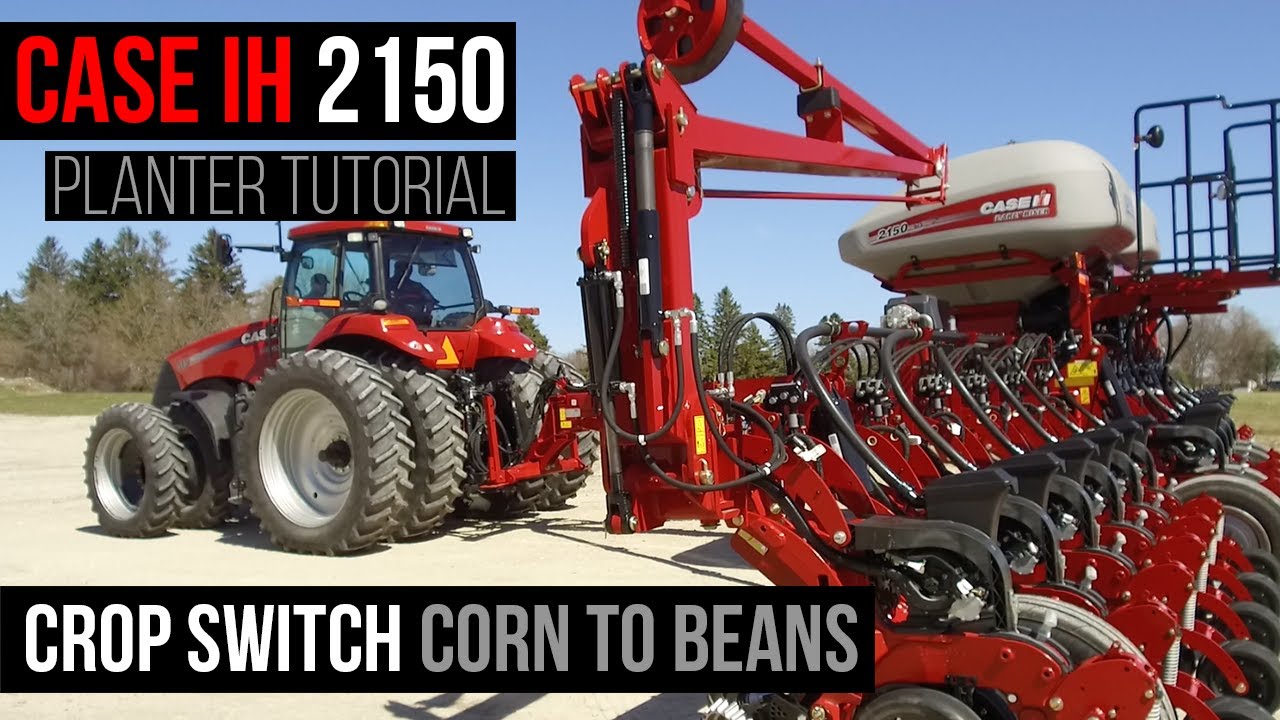 Case IH 2150 Planter | Switch crop type from corn to beans | Red Power Team