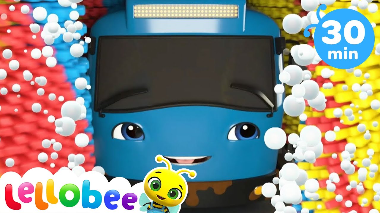 The Carwash Song | Baby Cartoons - Kids Sing Alongs | Moonbug