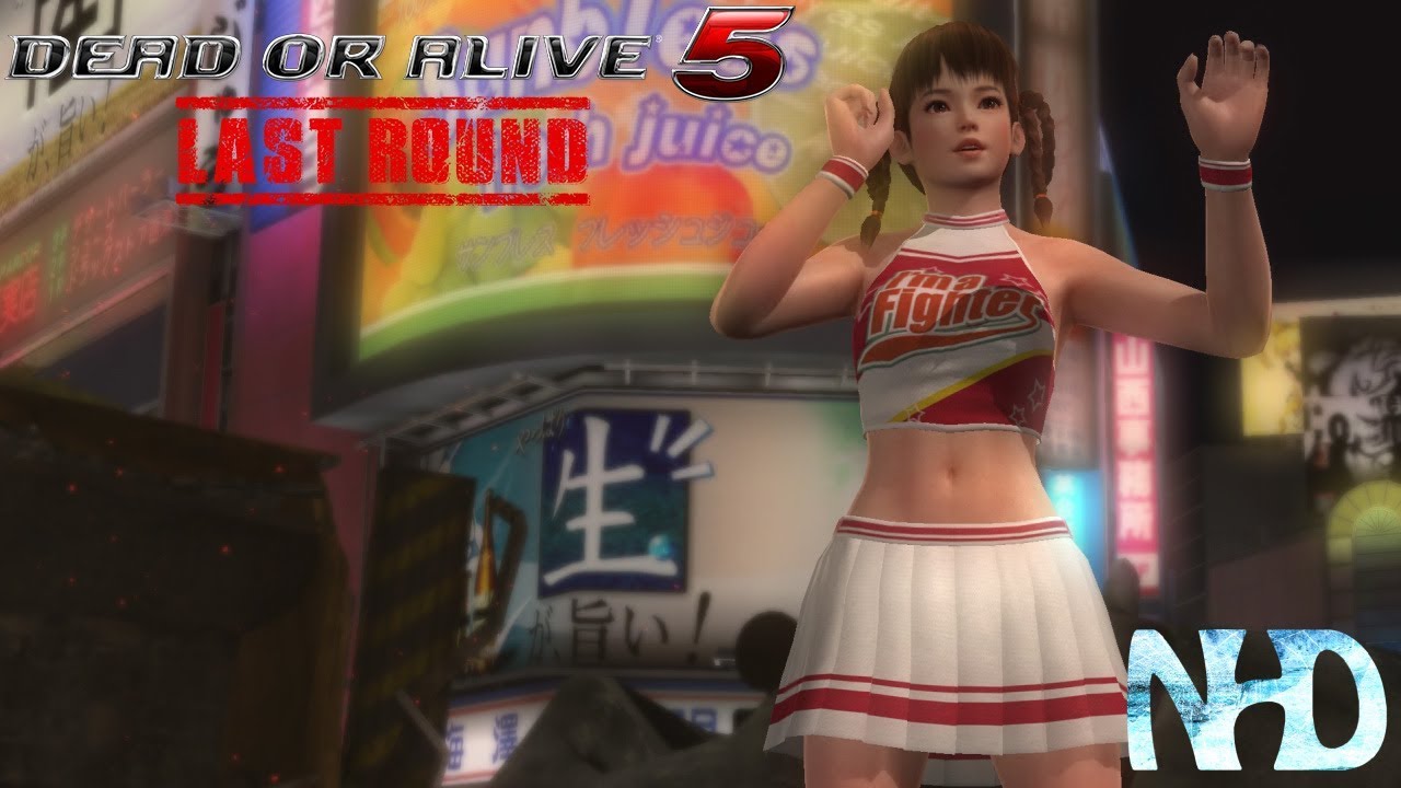 Dead or Alive 5 Last Round Leifang Cheerleader [Match] [Victory] [Defeat] [Private Paradise]