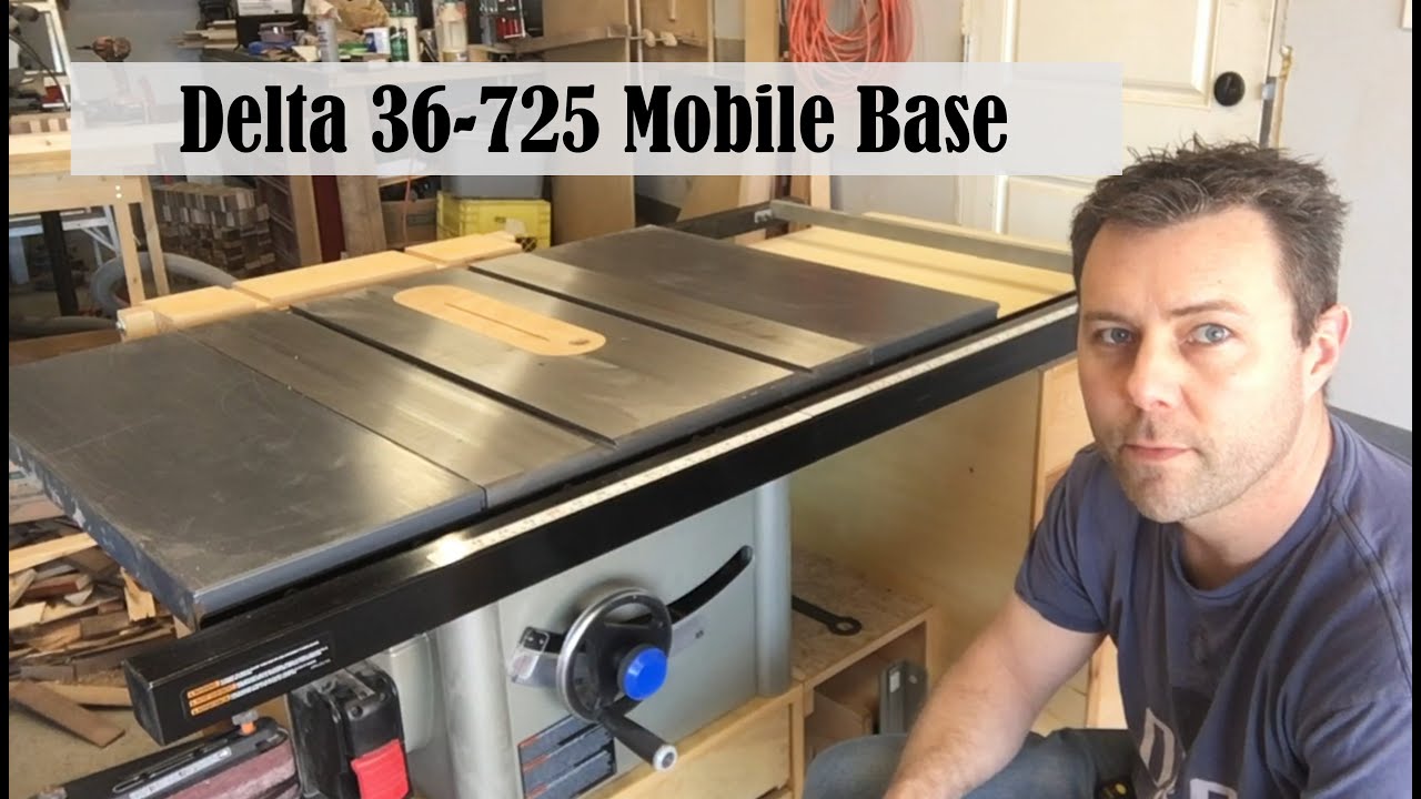 Delta 36-725 Mobile Base and Outfeed Table