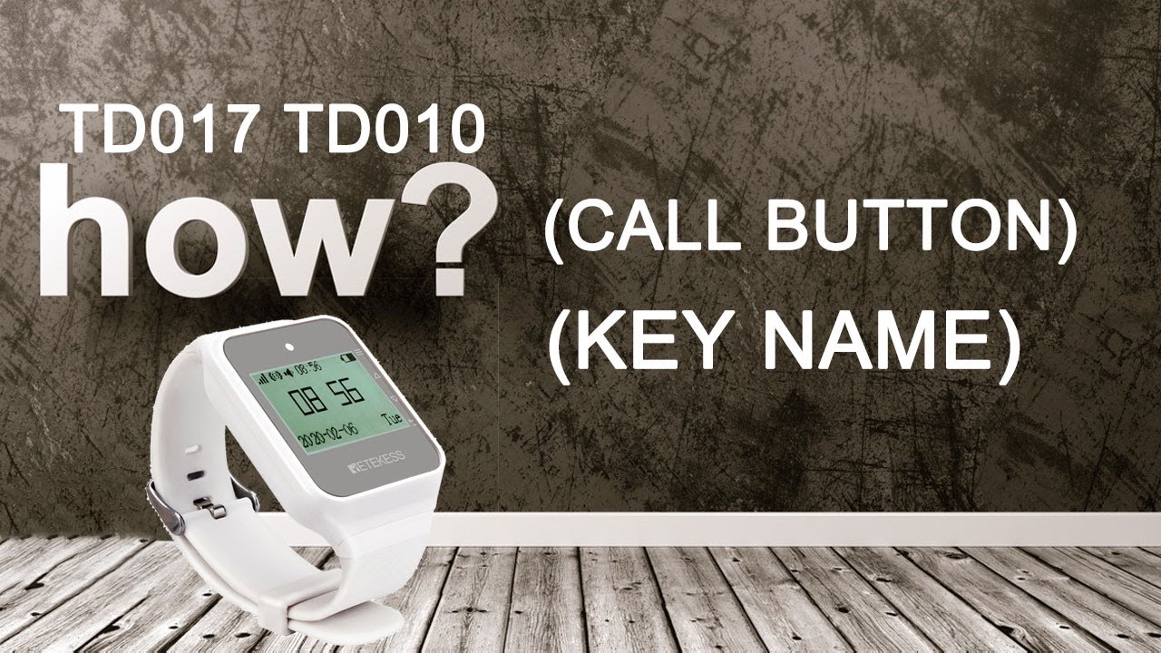 How to Use TD108 Calling System--Add Buttons and Change Key Name