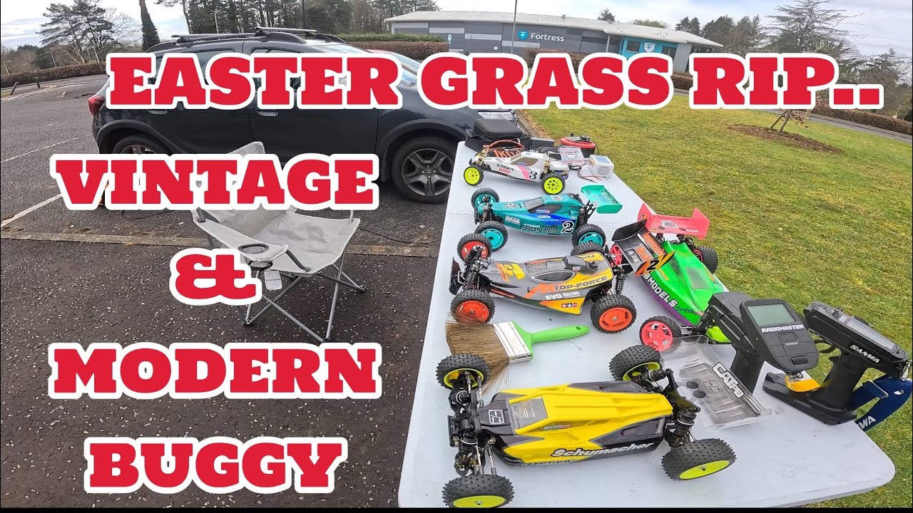 RC CAR - VINTAGE BUGGY FUN  - RERE , MODERN , TAMIYA , SCHUMACHER , KYOSHO