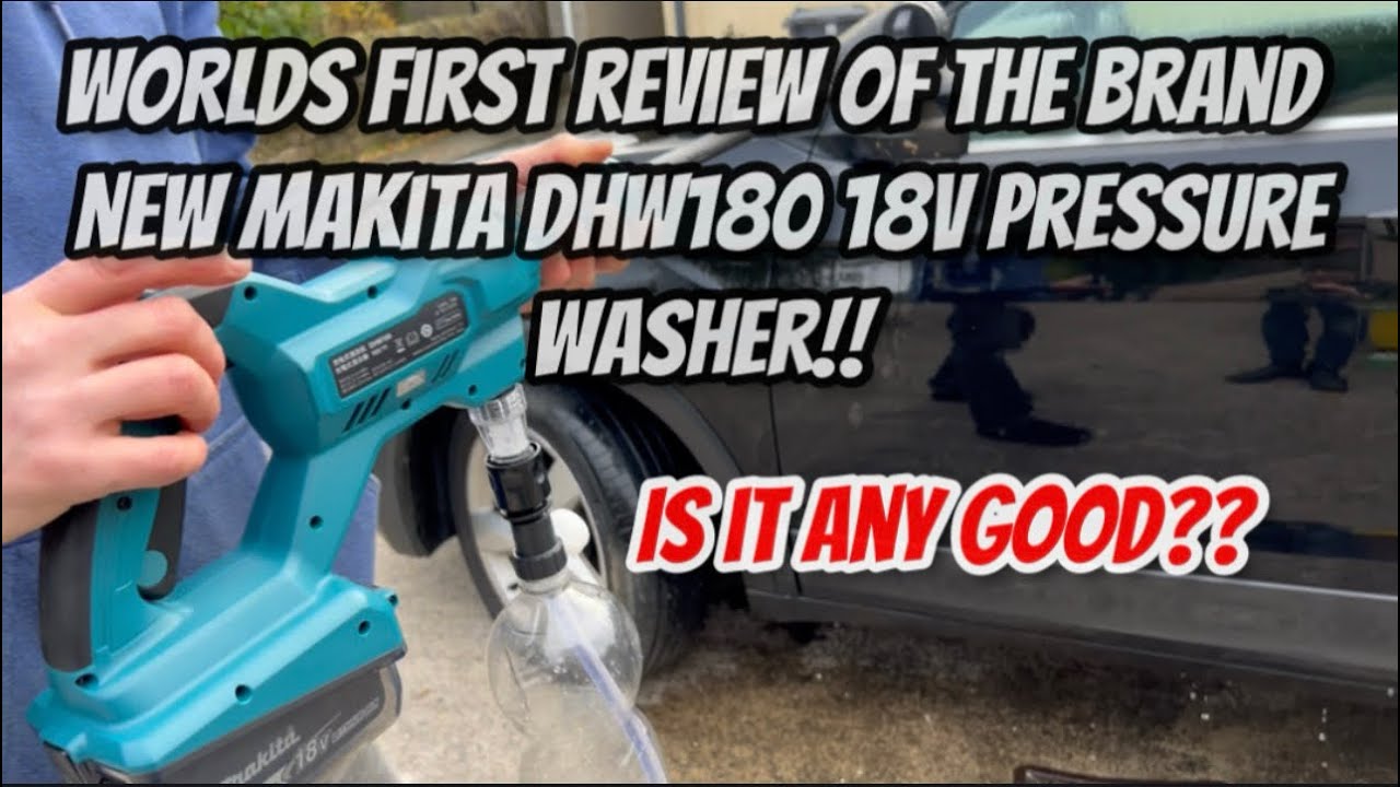 СОВЕРШЕННО НОВАЯ 18-В МОЩНАЯ МОЙКА MAKITA DHW 180!! Но она действительно хороша????