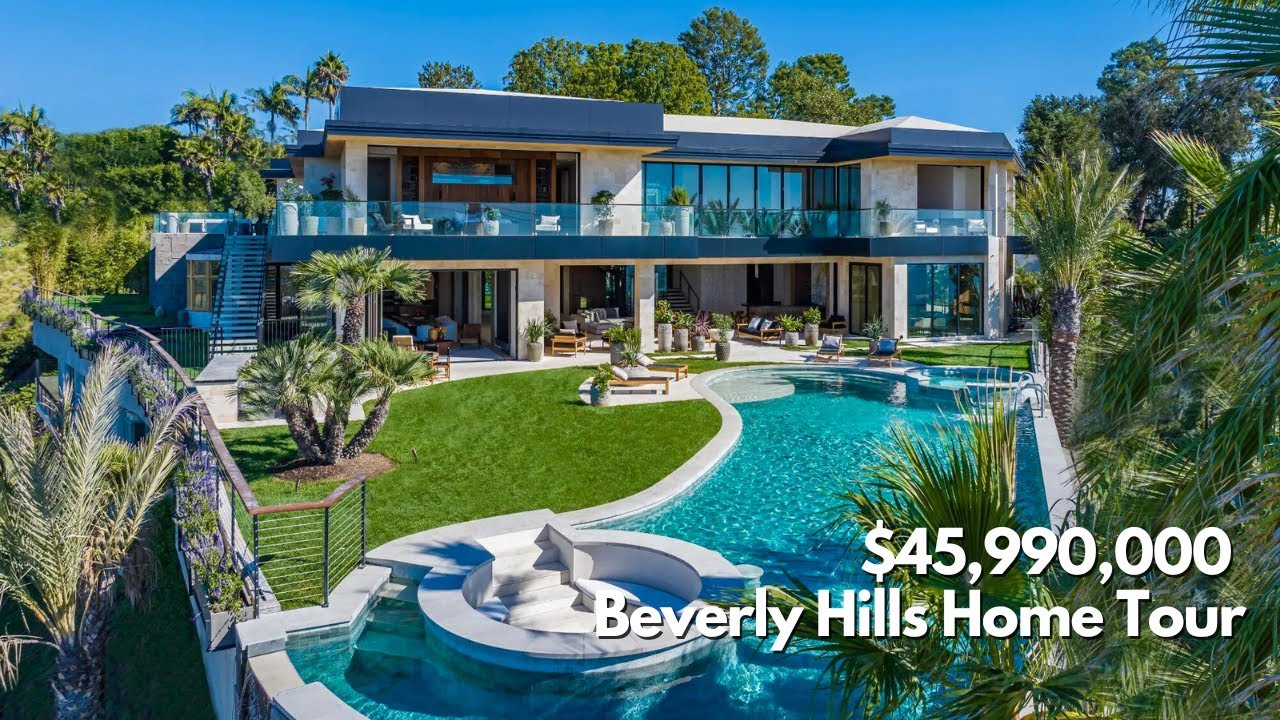 Inside an INCREDIBLE $45M Ultra Luxury Home in Beverly Hills | Home Tour