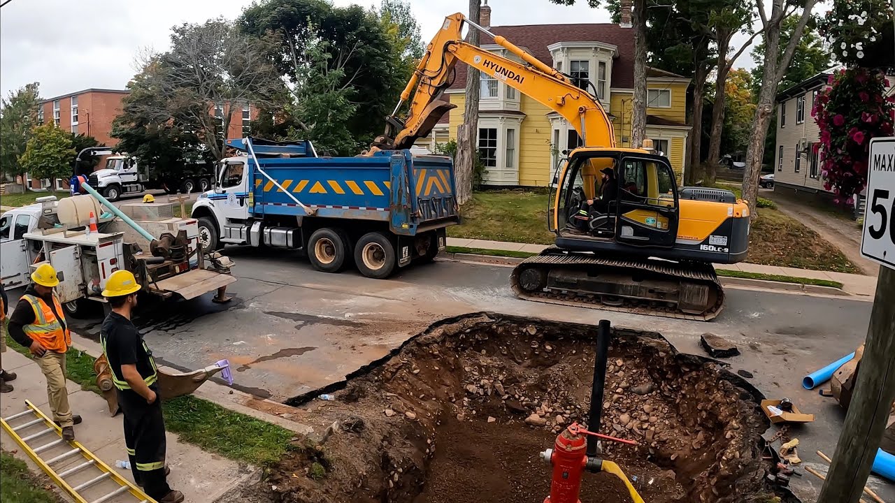 Detour Ahead!! Hydrant and valve replacement