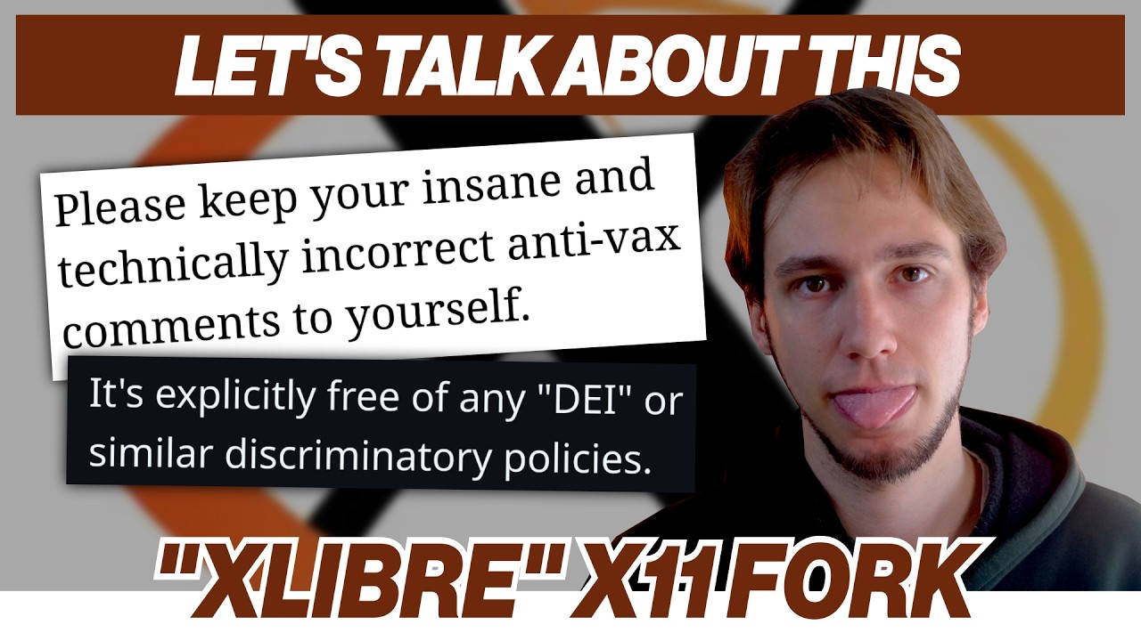 Why not fork X11 and add right-wing politics?