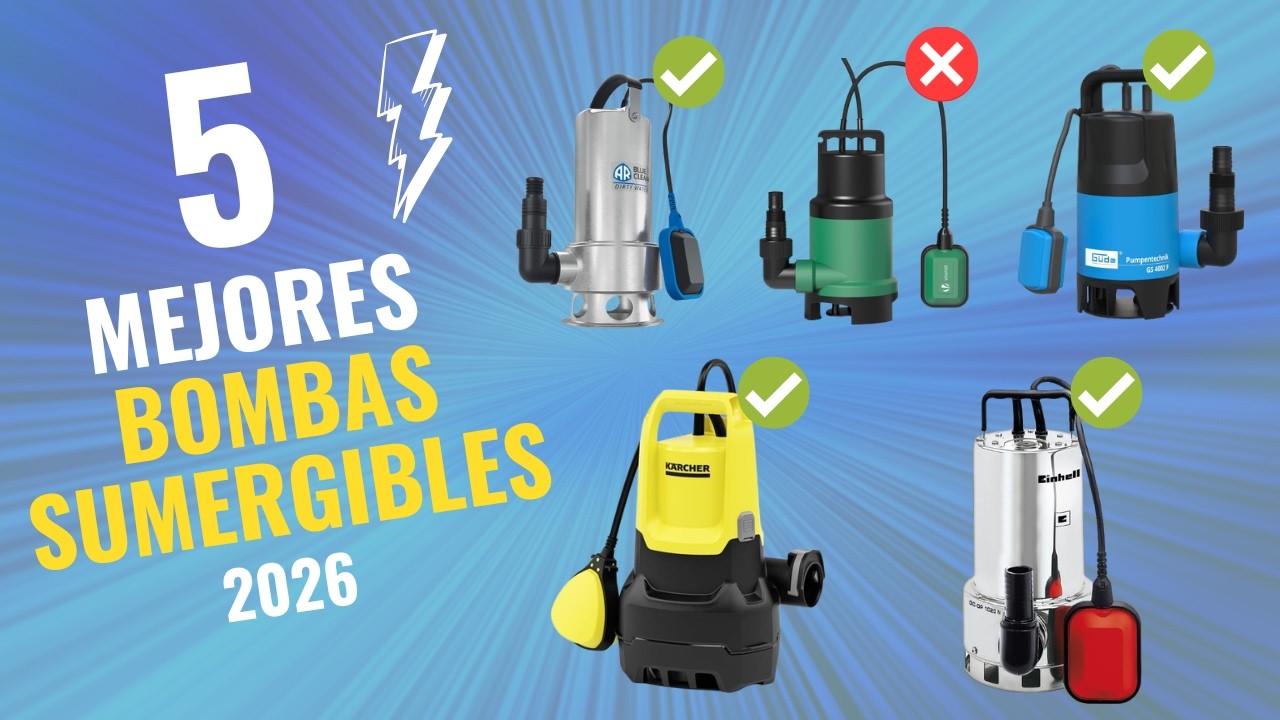😱 Las 5 Mejores Bombas Sumergibles de 2026 Calidad-Precio en Amazon 💧✅ NO COMPRES UNA SIN VER ESTO 🔥