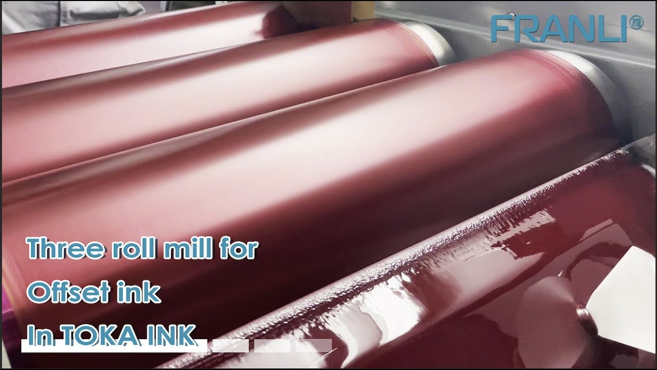 Three Roll Mill For Offset Ink