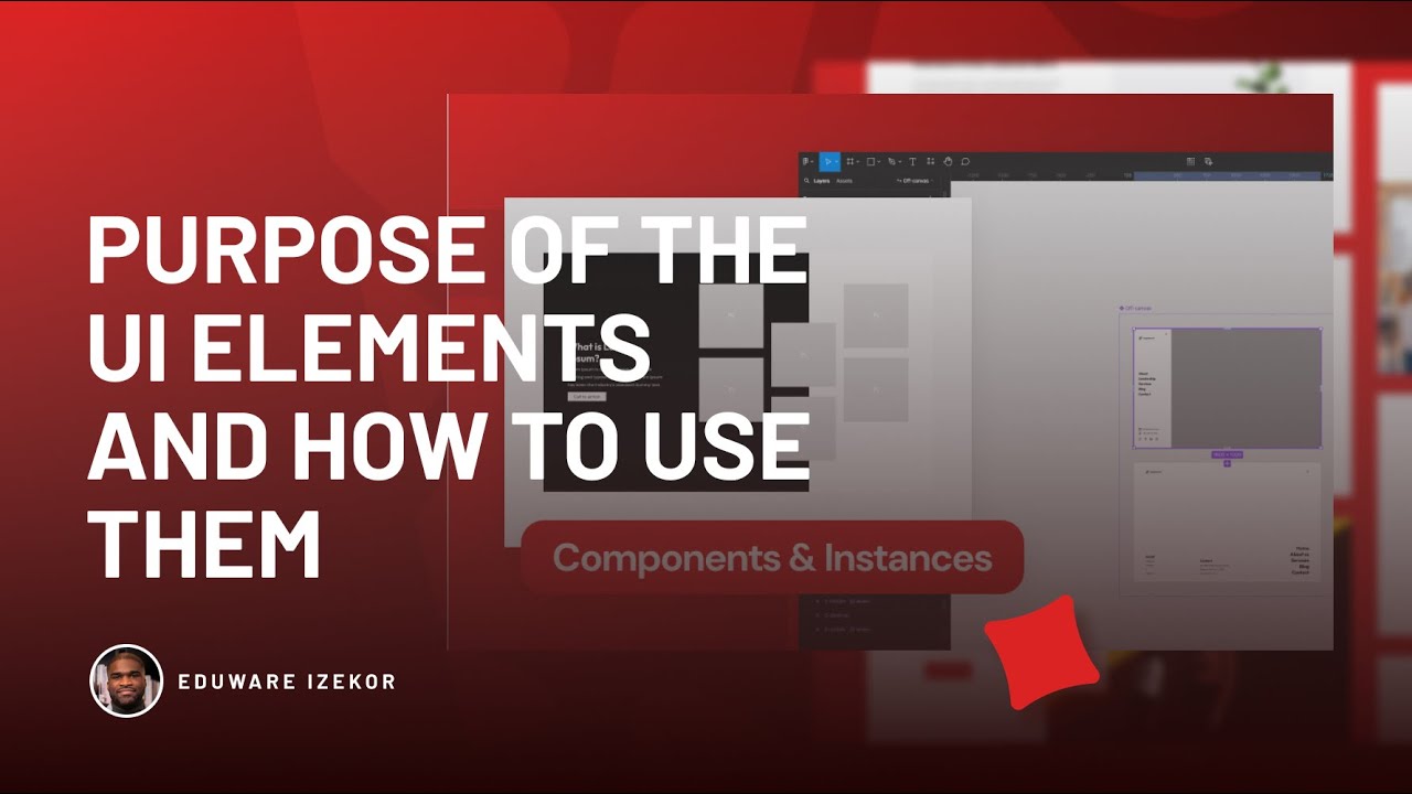 Purpose of the UI elements and how to use them