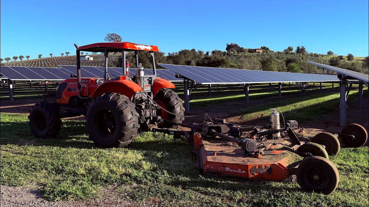 Mowing The Solar Farm Day 2