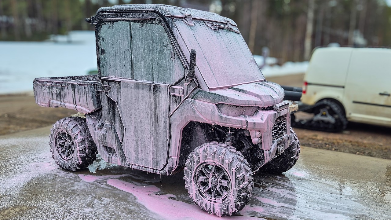 Installing UTV lights, ice fishing, and paddling a canoe