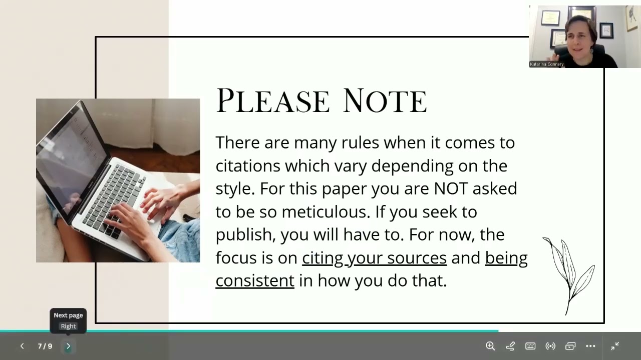 Week 6 Tips for your Final Paper