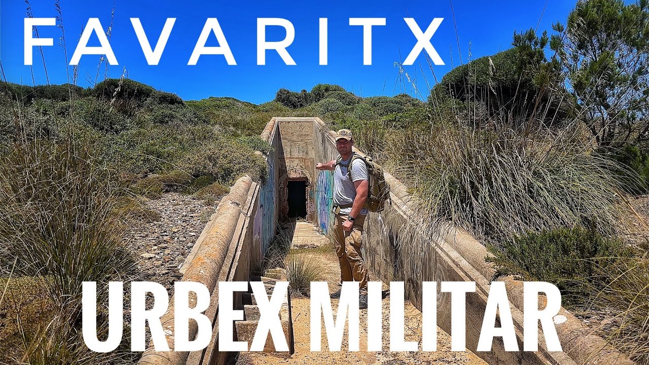 Exploramos la Batería de Costa de FAVARITX #menorca - Urbex Militar