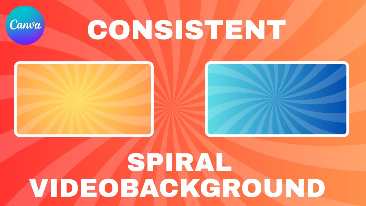 How to Create a Consistent Spiral Video Background for Quiz Videos in Canva | Quiz Blitz Style