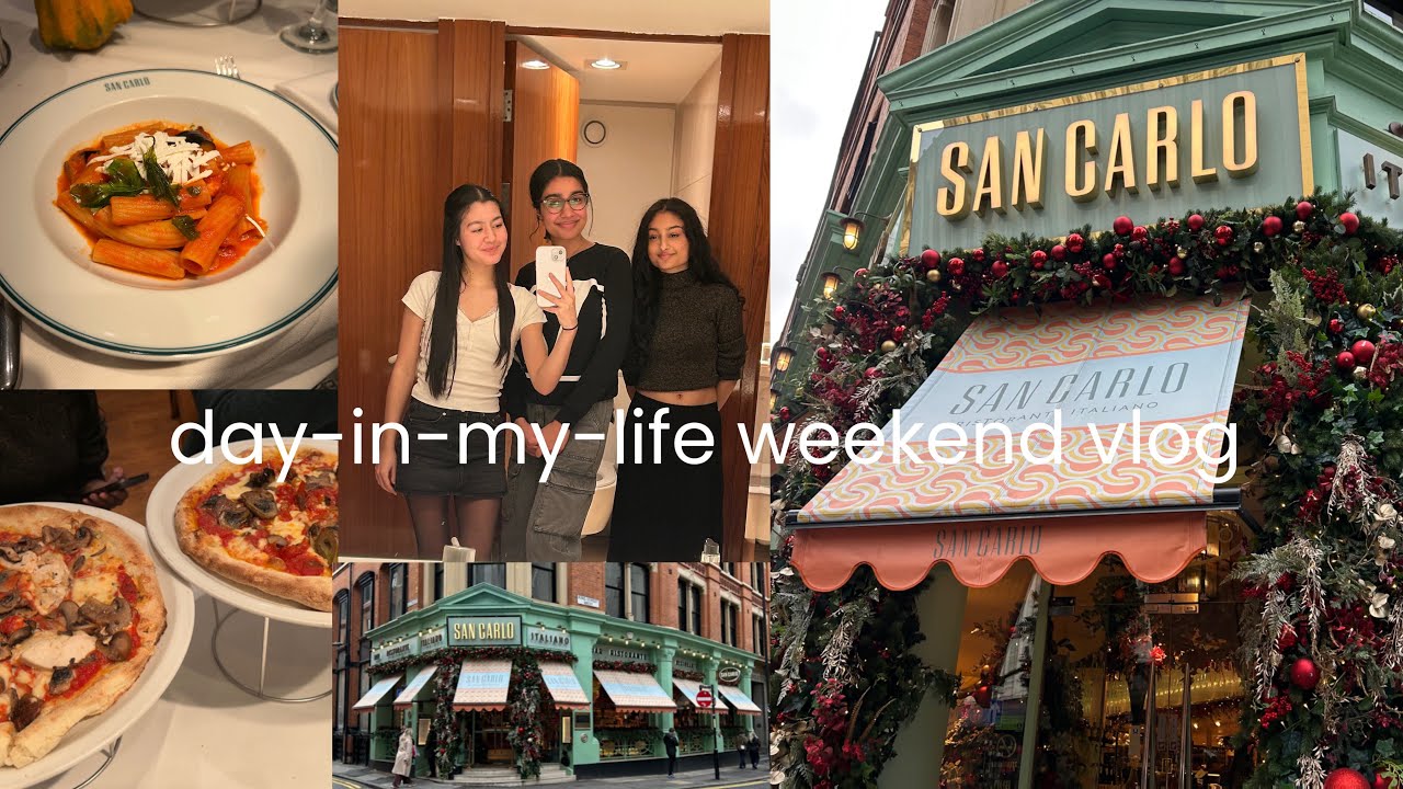 Day-in-my-life Weekend vlog 💕| Lunch at San Carlo Italian Restaurant | Driving lesson | Sunday reset