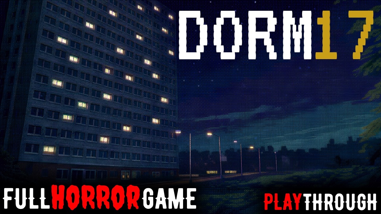 Dorm 17 - Full Horror Game - No Commentary - 1440p