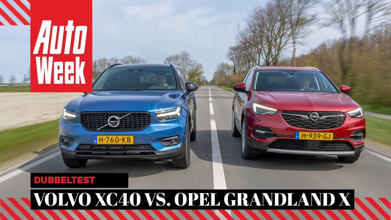 Volvo XC40 vs. Opel Grandland X - AutoWeek dubbeltest - English subtitles