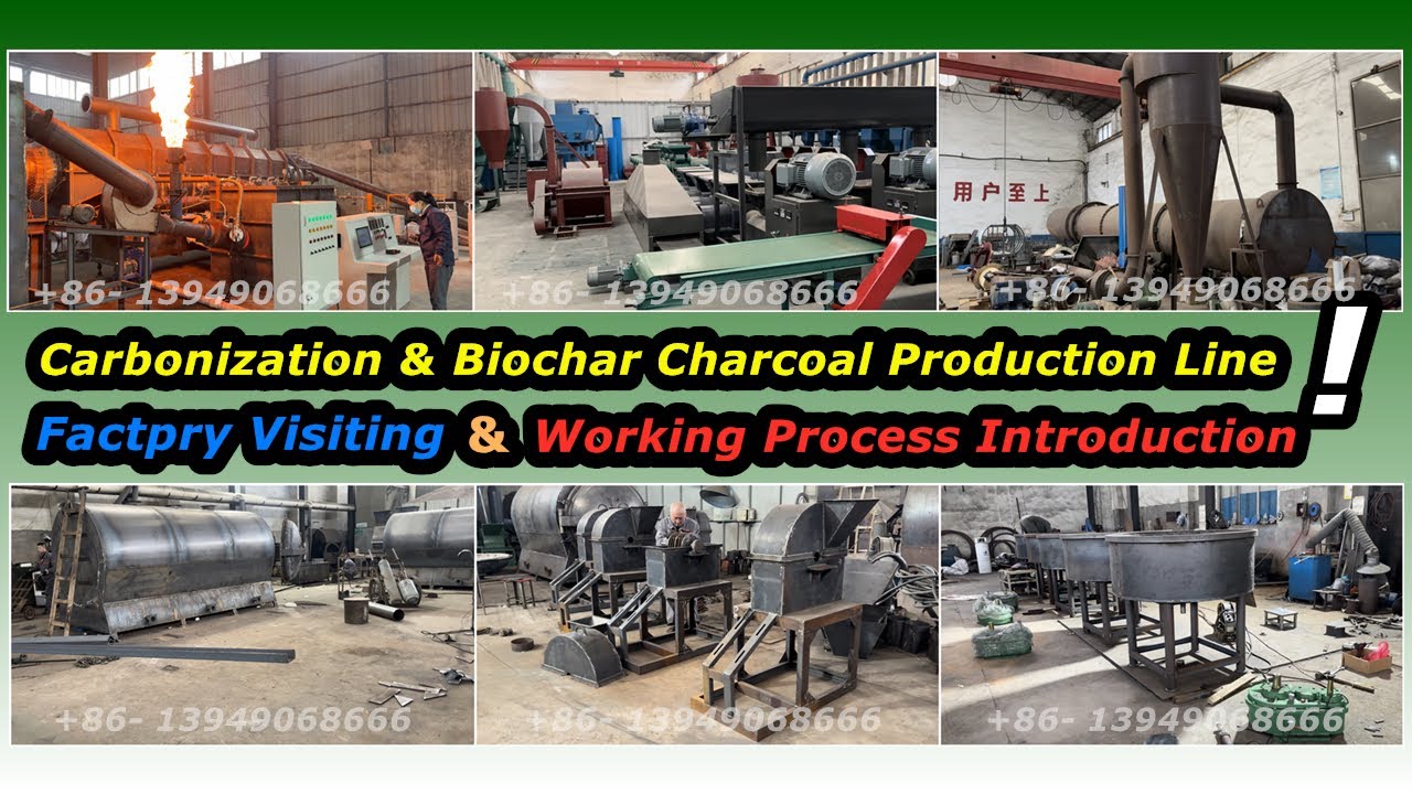 How to produce charcoal biochar in different way? Factory suggestion!