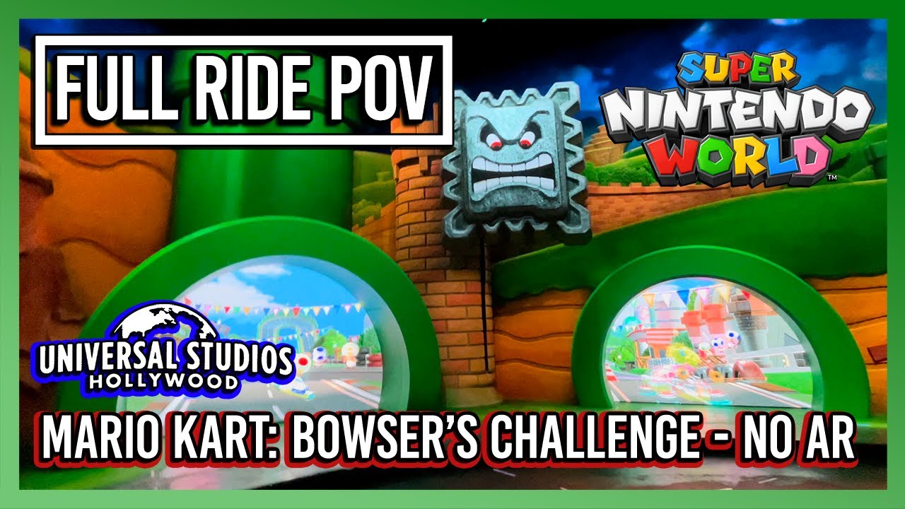 Mario Kart: Koopa's Challenge FULL RIDE WITHOUT AR & QUEUE TOUR   Super Nintendo World
