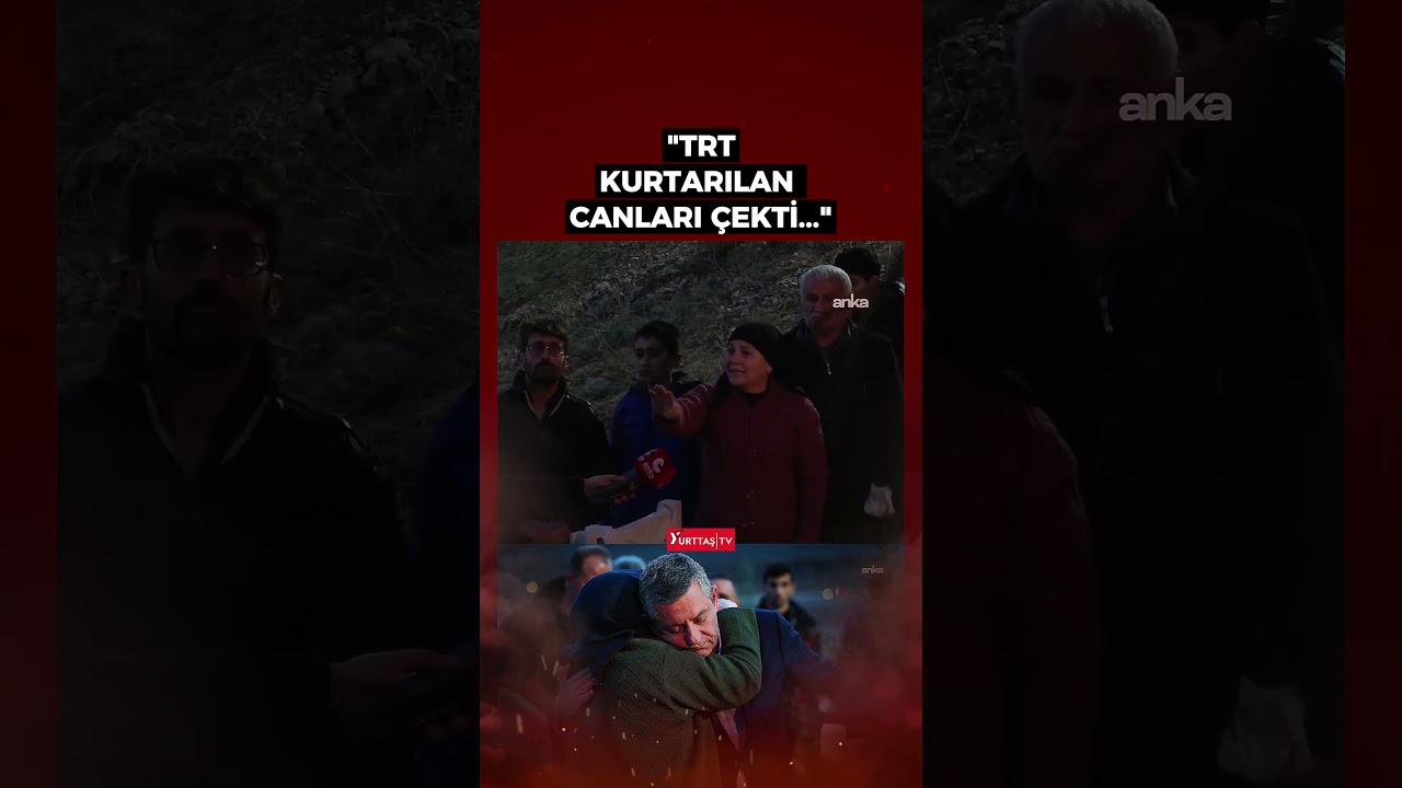 Depremzede kadından &Ouml;zg&uuml;r &Ouml;zel'e: TRT kurtartılan canları &ccedil;ekti. Enkaz altındakileri boş verdiler!